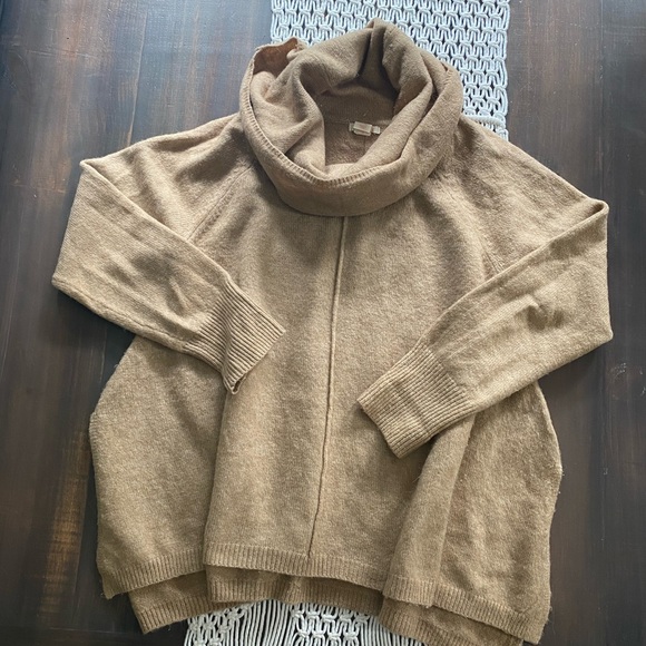 For Thee cowl neck side slit overside sweater - Picture 3 of 10